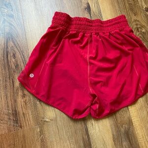 lululemon athletica Women's Red Athletic Shorts